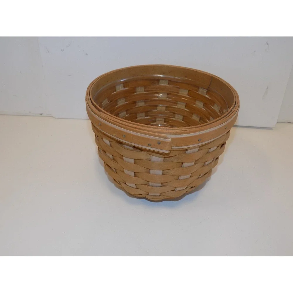 At Home Garden Flora Basket w/ Protector 2004 Hostess Longaberger ORIGINAL